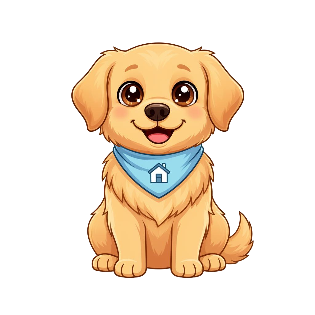 Buddy the golden retriever mascot